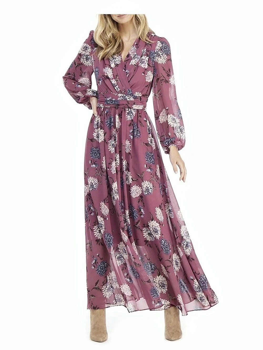 Gal Meets Glam Floral Maxi Dress